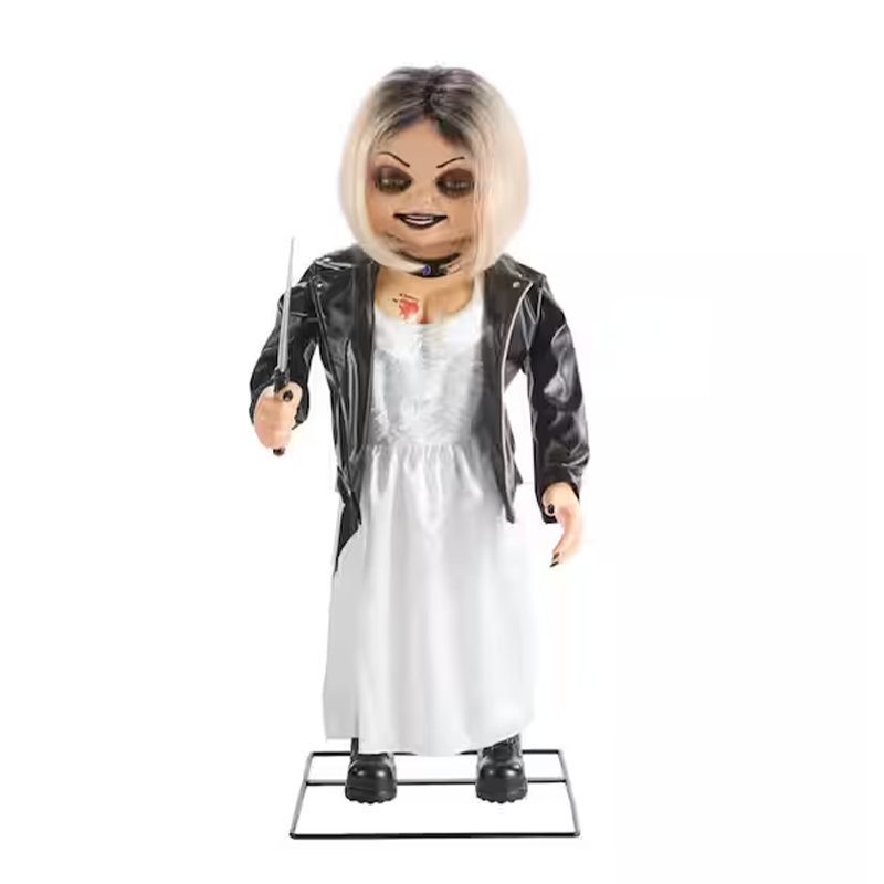 3.5 ft. Animated LED Scarred Chucky Doll H38
