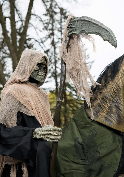 7FT Reaper's Ride Animatronic Halloween Decoration