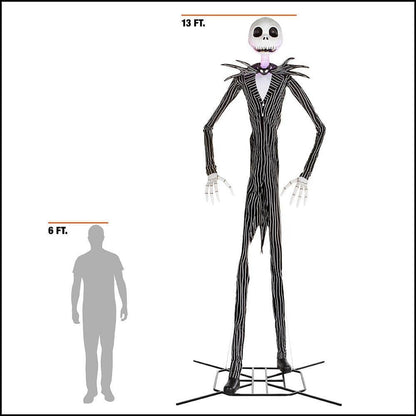13 ft. Giant-Sized Animated LED Jack Skellington