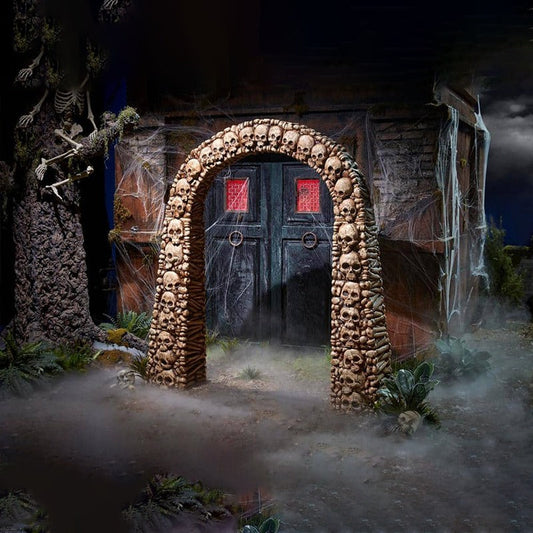 7.5 ft. Skull And Bones Archway