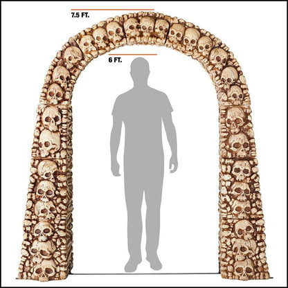 7.5 ft. Skull And Bones Archway